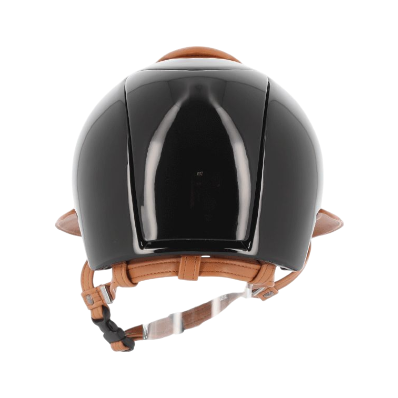 KEP – Custom Helm Cromo Polish Black Leder Cognac Visier Polo 
