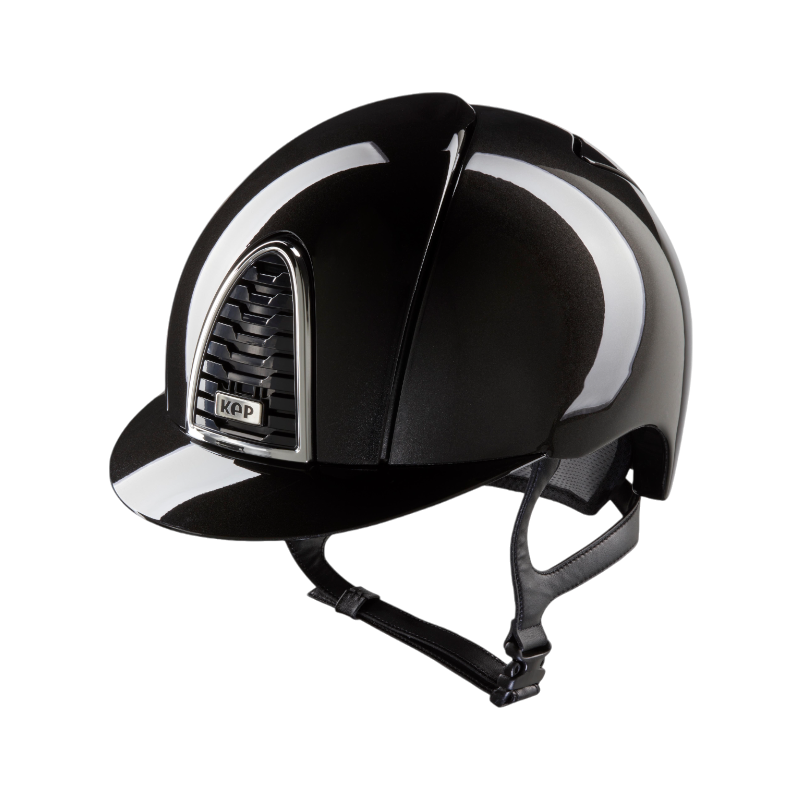 KEP - Casque d'équitation Cromo 2.0 New Shine black visière standard