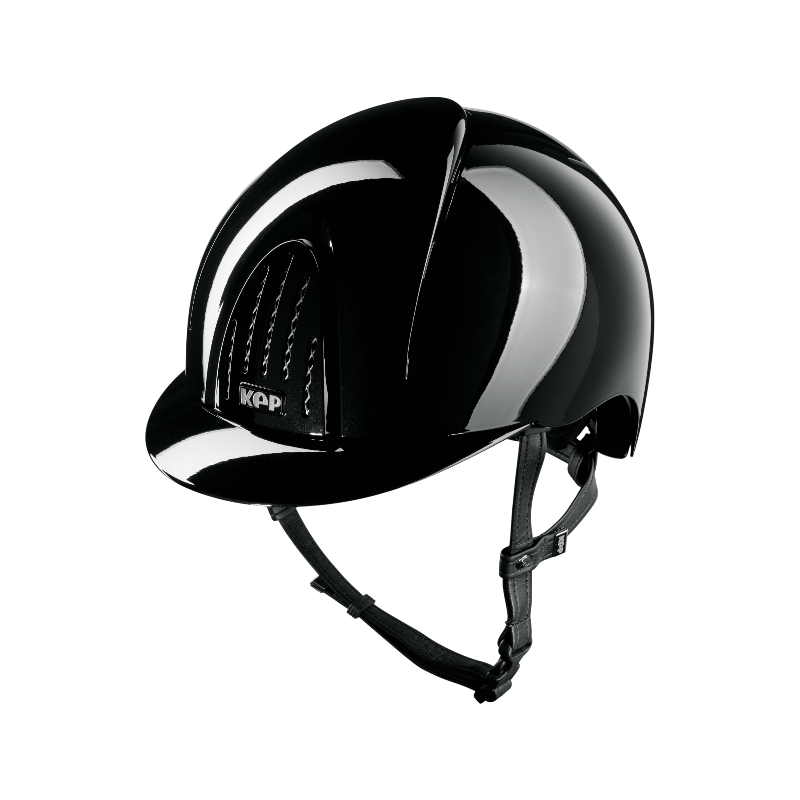 KEP - Casque d'équitation Smart Nova Metal Polish black visière standard