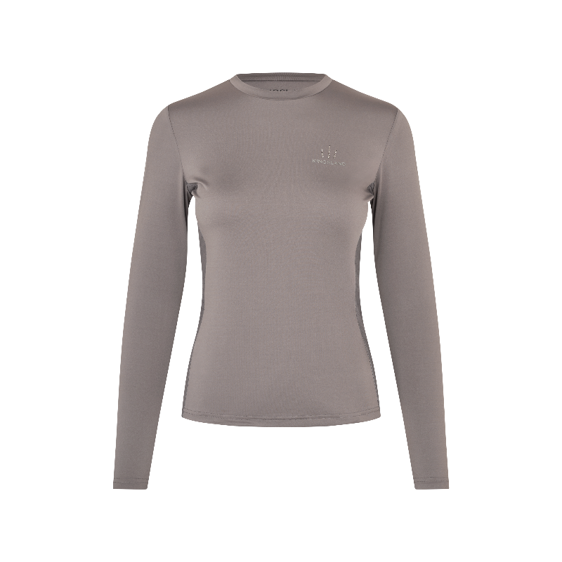 Kingsland - Baselayer manches longues femme KLLea O-Neck brown iron | - Ohlala