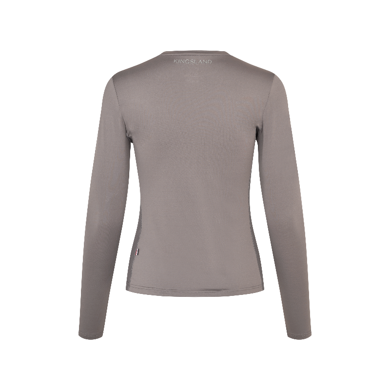 Kingsland - Baselayer manches longues femme KLLea O-Neck brown iron | - Ohlala