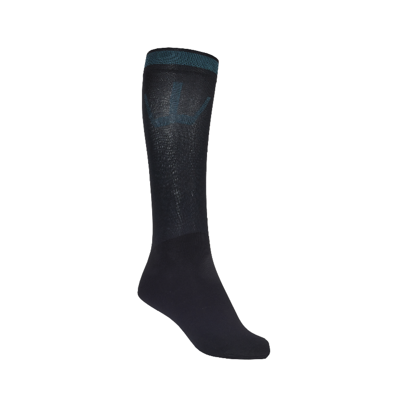 Kingsland - Chaussettes d'équitation KLNico marine/ green june bug x2