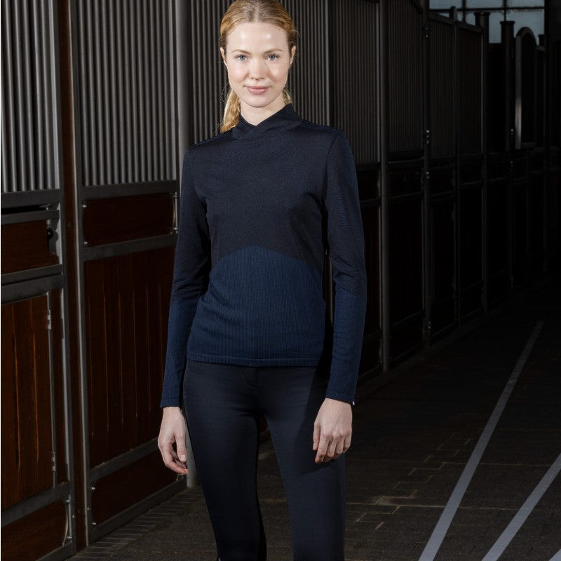 Kingsland - T-shirt manches longues technique femme KLVera marine