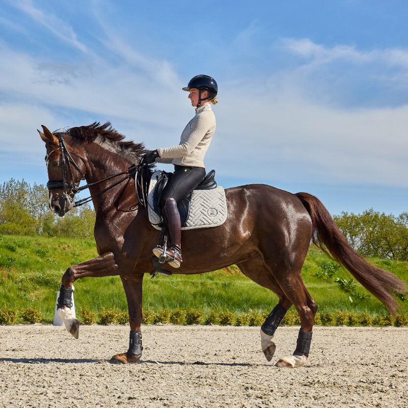 Kingsland - Dressuurmat KLNexus cobblestone melange 