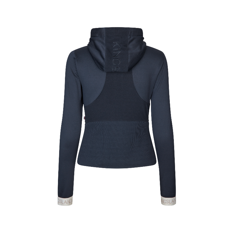 Kingsland - Dames fleece lange mouwen jas KLNena marine 