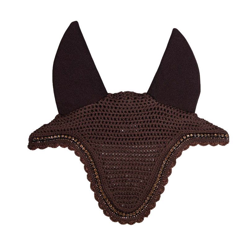 Kentucky Horsewear - Bonnet Long stone & Pearl anti-bruits marron | - Ohlala