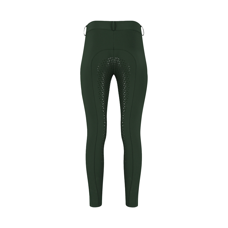 Kentucky Horsewear - Women's equestrian pants Miami dark green full grip 