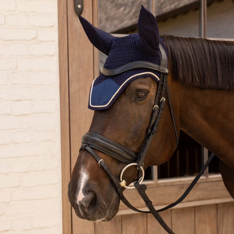 Kentucky Horsewear - Hoed voor paarden Wellington Velvet donker marine 