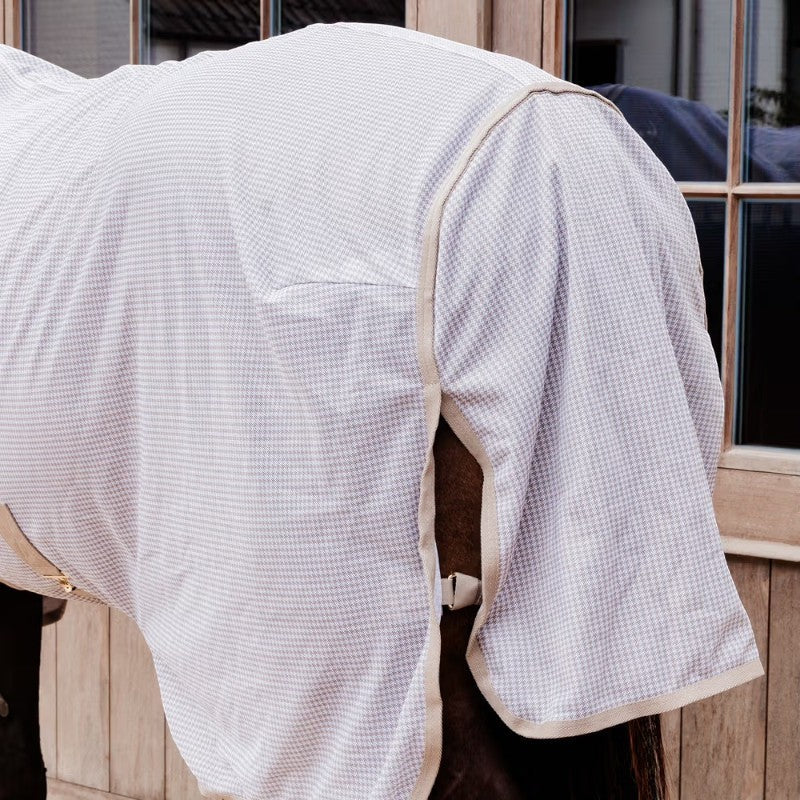 Kentucky Horsewear - Couverture anti-mouches Confort pied de poule beige | - Ohlala