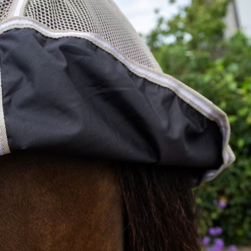 Kentucky Horsewear - Couverture anti-mouches avec protection ventrale Comfort beige | - Ohlala