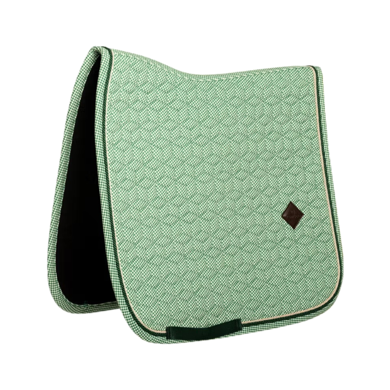 Kentucky Horsewear - Dressurmatte Velvet Printing Schach grün 