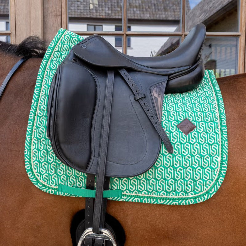 Kentucky Horsewear - Velvet Printing dressage rug green/ white 