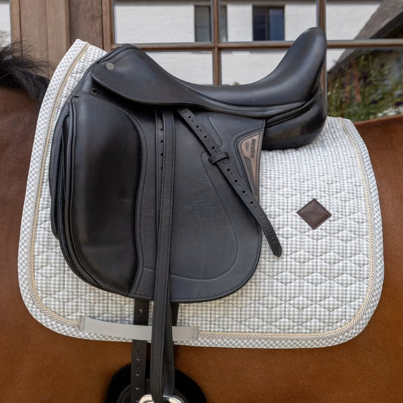 Kentucky Horsewear - Velvet Printing dressage rug houndstooth grey/white 