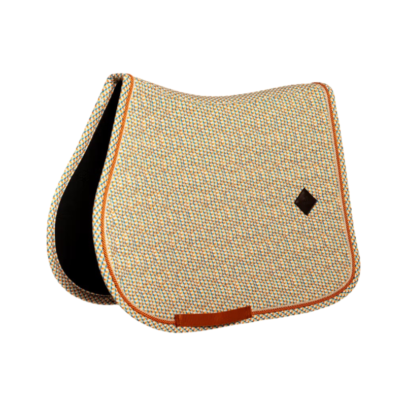 Kentucky Horsewear - Sattelunterlage Velvet Printing bunte Würfel 