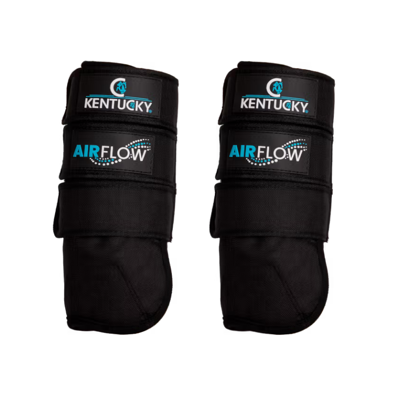 Kentucky Horsewear - 3D Air Flow Hautfreundliche Vordercross-Gamaschen schwarz 