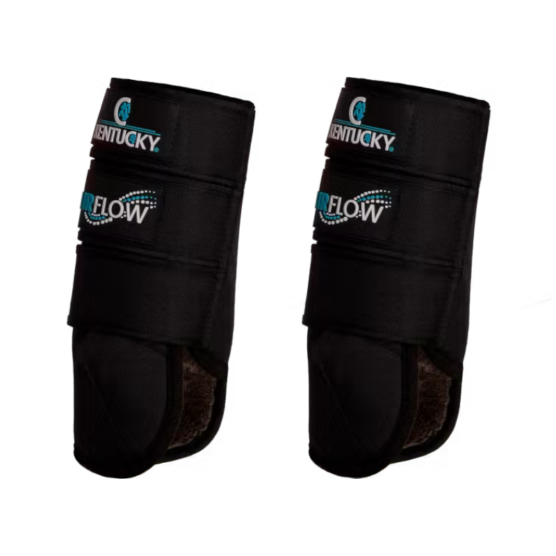 Kentucky Horsewear - 3D Air Flow Hautfreundliche Vordercross-Gamaschen schwarz 