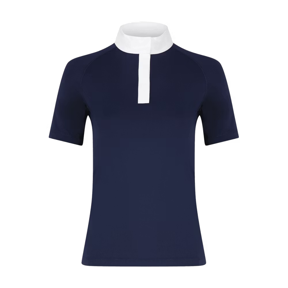 Kentucky Horsewear - Kurzarm-Polo für Damen Classic Marine 