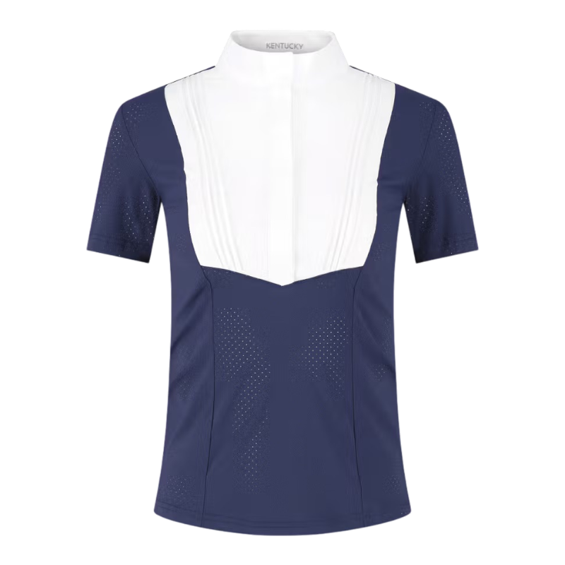 Kentucky Horsewear - Damen Poloshirt mit kurzen Ärmeln Heritage Air marine 