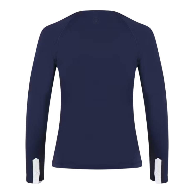 Kentucky Horsewear - Damen Langarm-Polo Classic Marine 