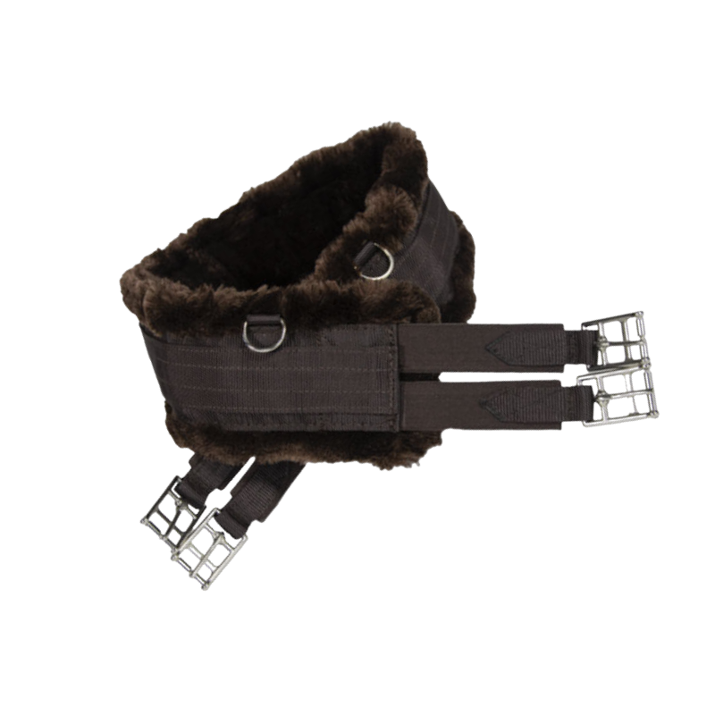 Kentucky Horsewear - Sangle mouton marron/ marron