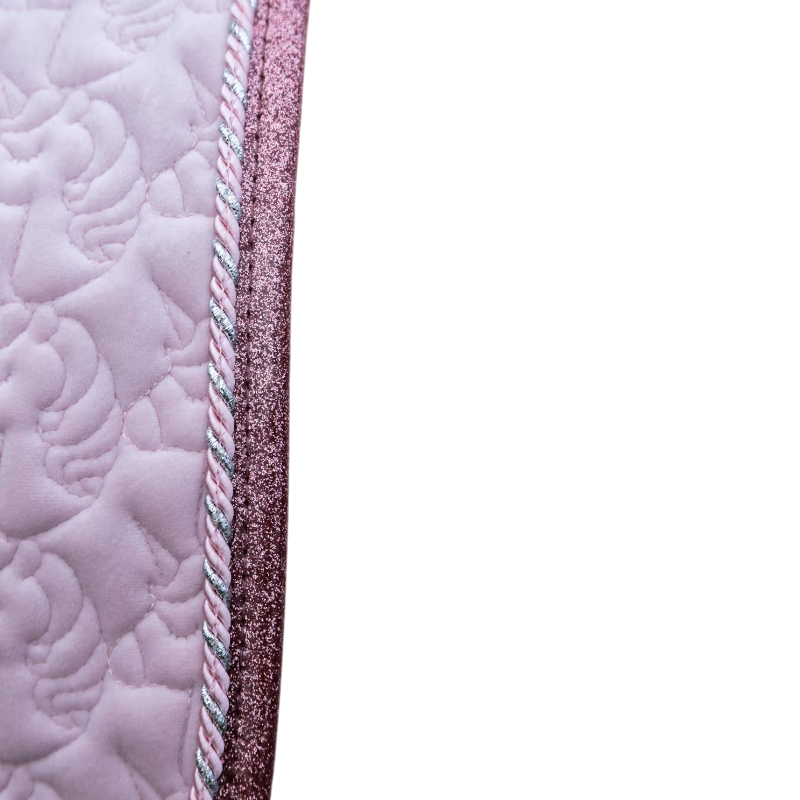 Kentucky Horsewear - Unicorn dressuurmat met zachte roze glitter 