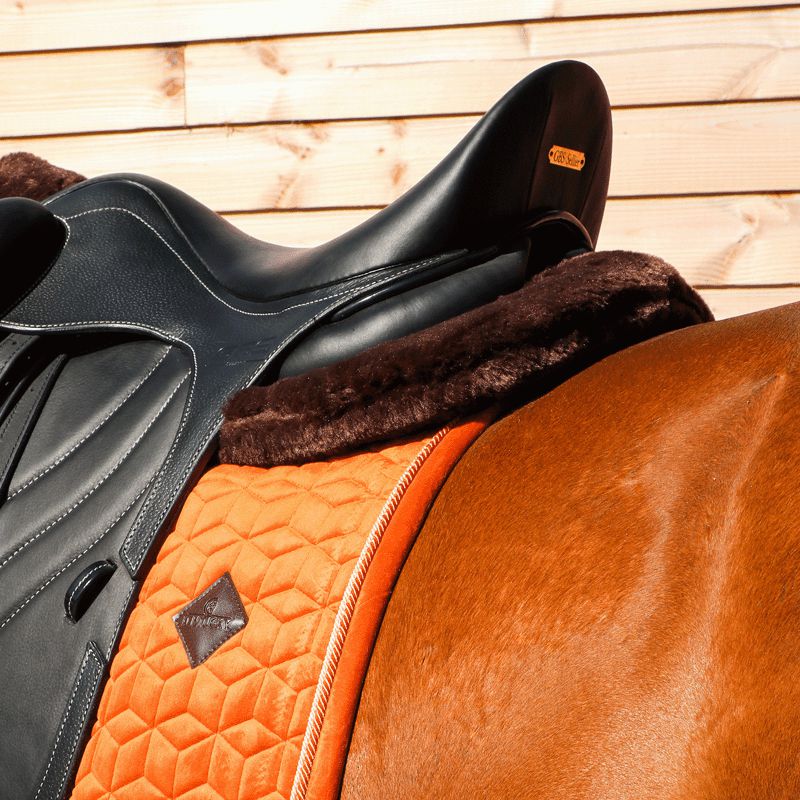 Kentucky Horsewear - Tapis de dressage Velvet Orange | - Ohlala