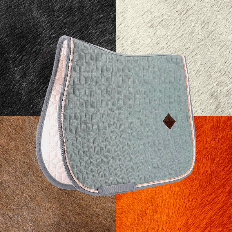 Kentucky Horsewear - Tapis de selle Laine bleu clair | - Ohlala