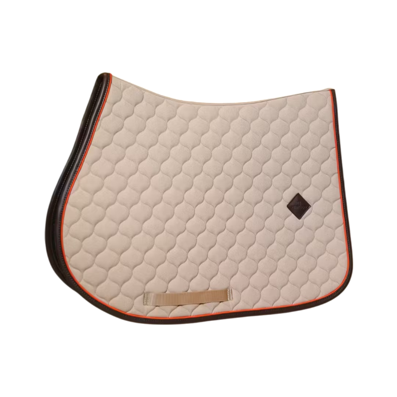 Kentucky Horsewear - Sattelunterlage Onion Quilt Leder Neon beige 