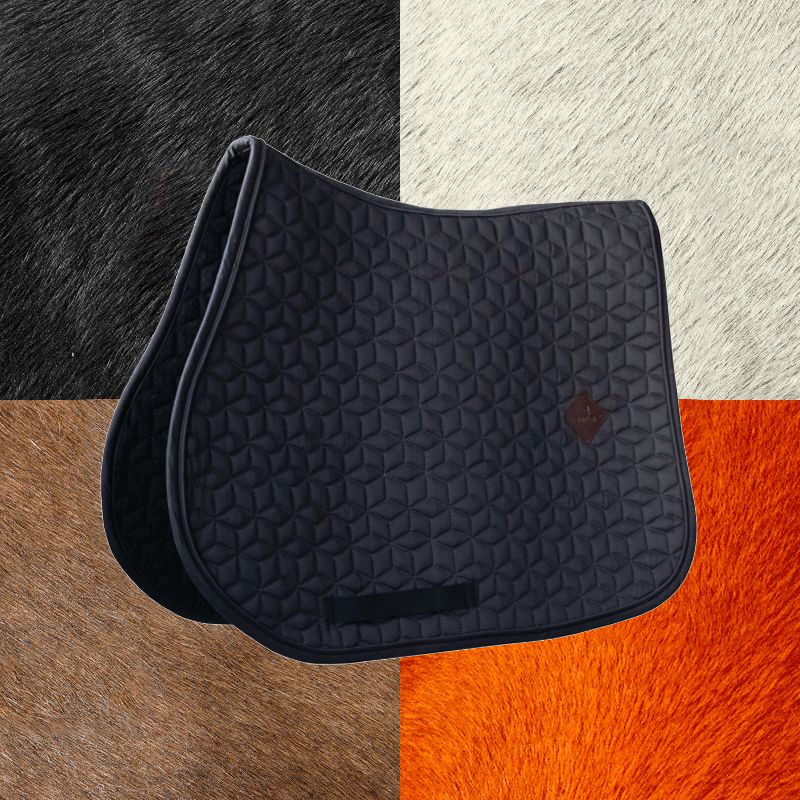 Kentucky Horsewear - Tapis de selle basique noir | - Ohlala