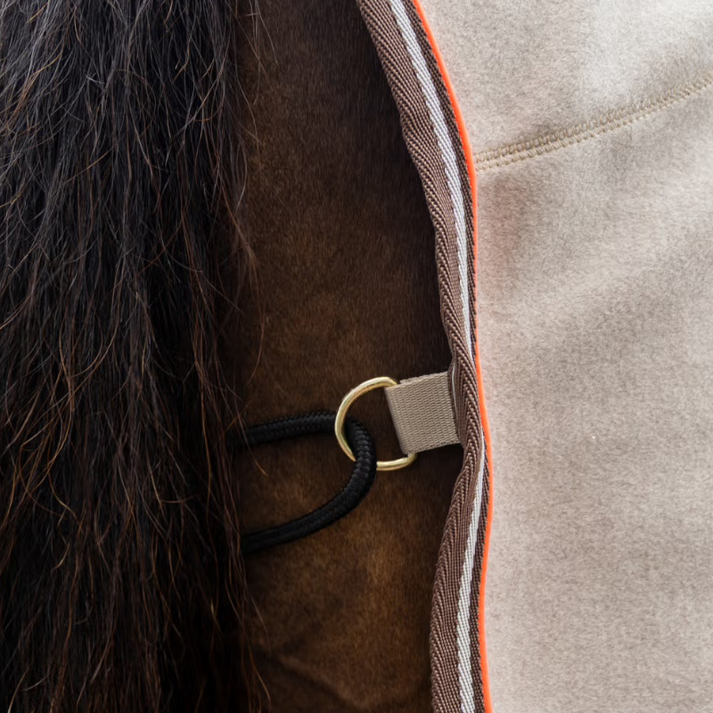 Kentucky Horsewear - Couverture polaire Heavy Melange beige | - Ohlala