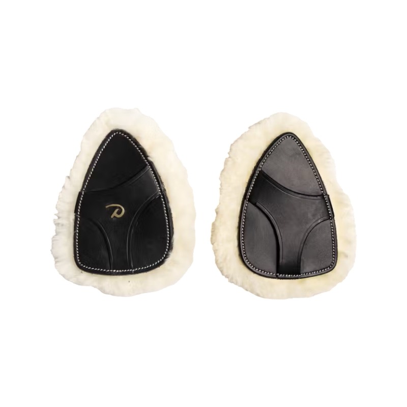 Dyon - Veganer Lammfellschutz für Halsband Jagd 5 Punkte D schwarz 