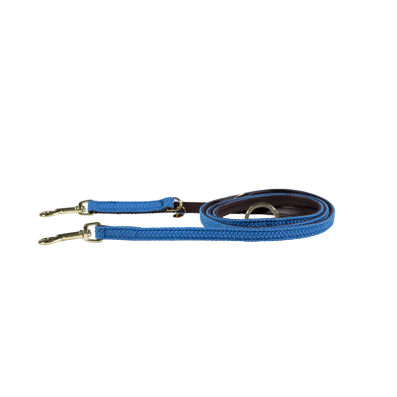 Kentucky Dogwear - Laisse de nylon tressé Plaited Nylon 200 cm bleu clair