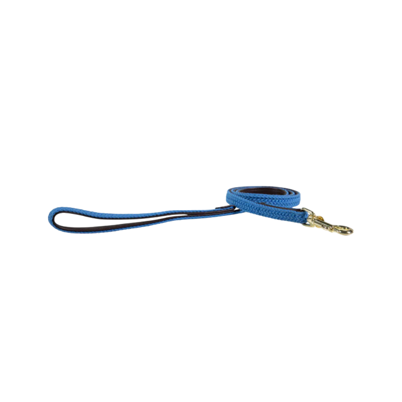 Kentucky Dogwear - Laisse de nylon tressé Plaited Nylon 200 cm bleu clair