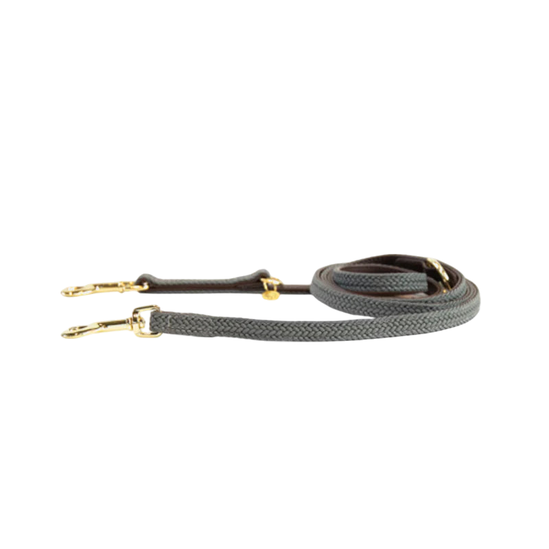 Kentucky Dogwear - Gray Braided Nylon Leash