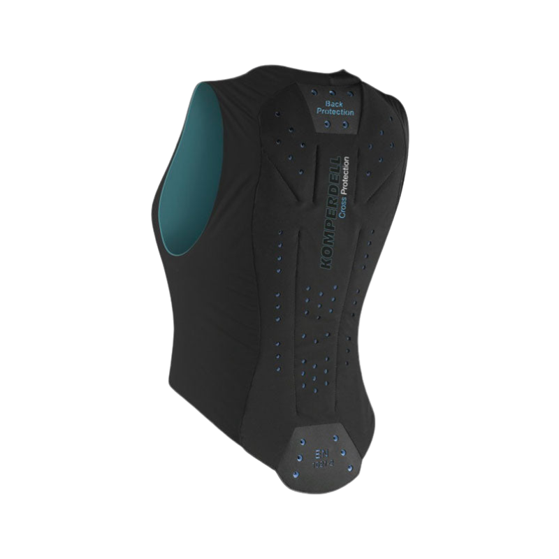 Komperdell - Flex fit women's back protector black/pigeon blue