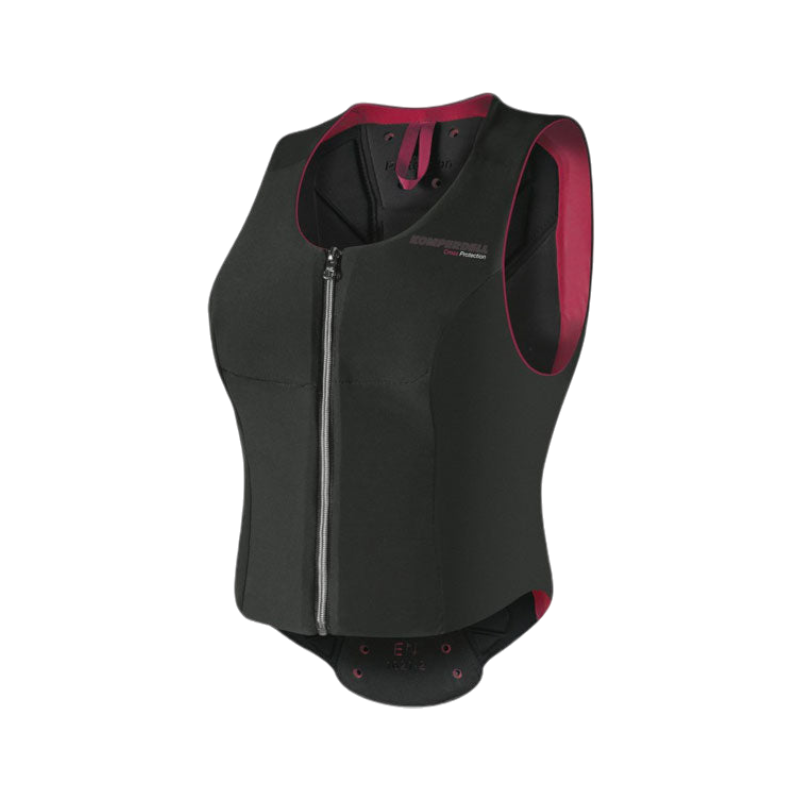 Komperdell - FlexFit women's back protector black/burgundy