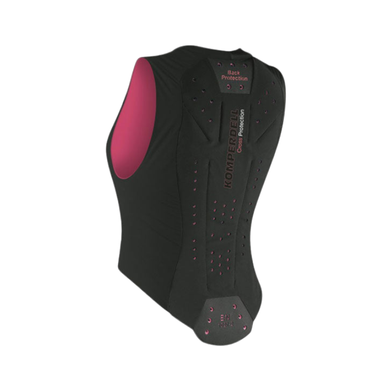 Komperdell - FlexFit women's back protector black/burgundy