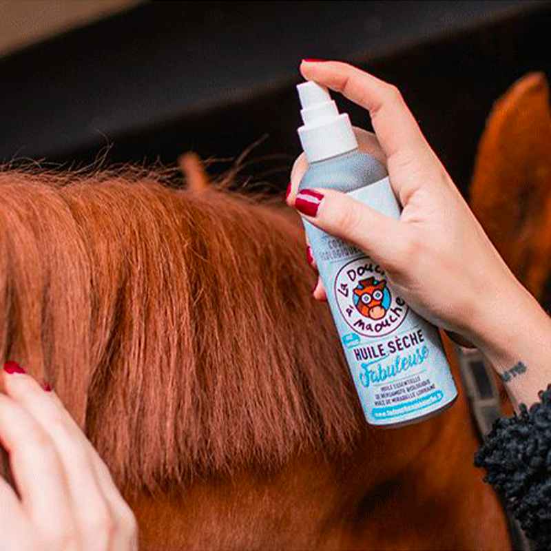 La Douche A Maouche - Fabulous dry oil for spray horses