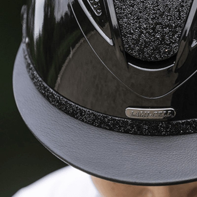 Lami-cell - Galon pour casque d'équitation crystal noir