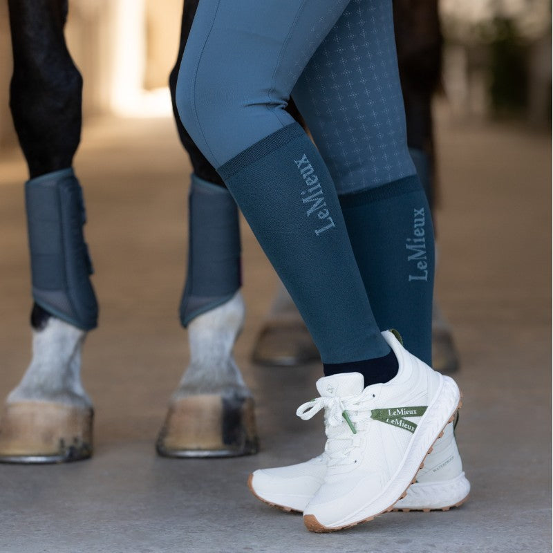 Lemieux - Chaussettes de compétition bleu pétrole (x2)
