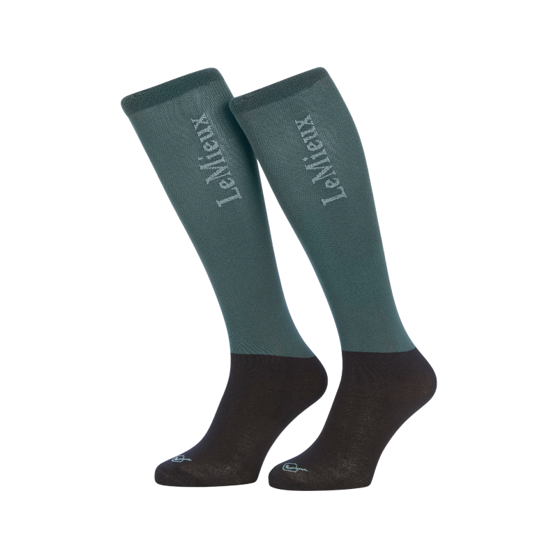 Lemieux - Chaussettes de compétition bleu pétrole (x2)