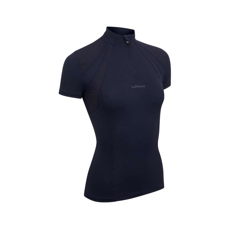 Lemieux - Baselayer korte mouwen dames Mia Mesh marine 
