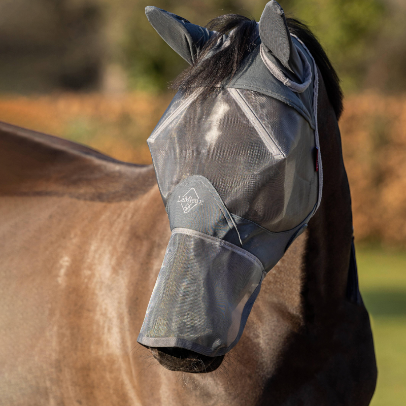 Lemieux - Masque anti-mouches ArmourShield Pro gris