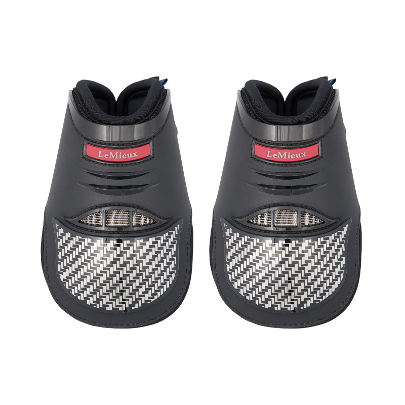 Lemieux - Exo-Flex Black/Silver Fetlock Protectors 
