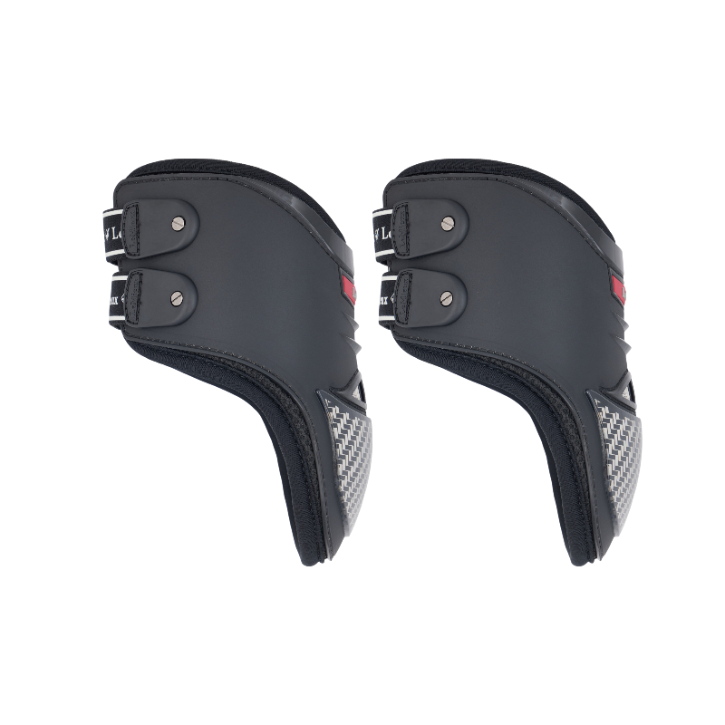 Lemieux - Exo-Flex Black/Silver Fetlock Protectors 