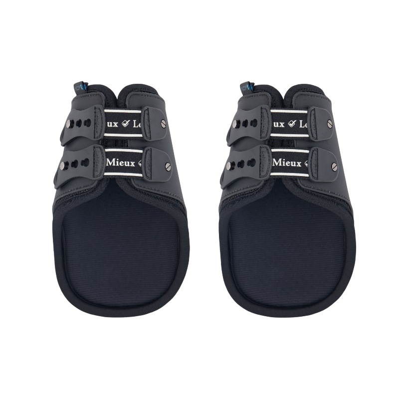 Lemieux - Exo-Flex Black/Silver Fetlock Protectors 