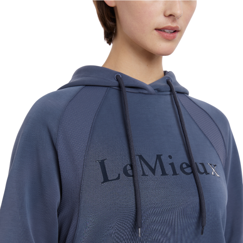 Lemieux - Sweat manches longues à capuche femme Nadine dusk blue
