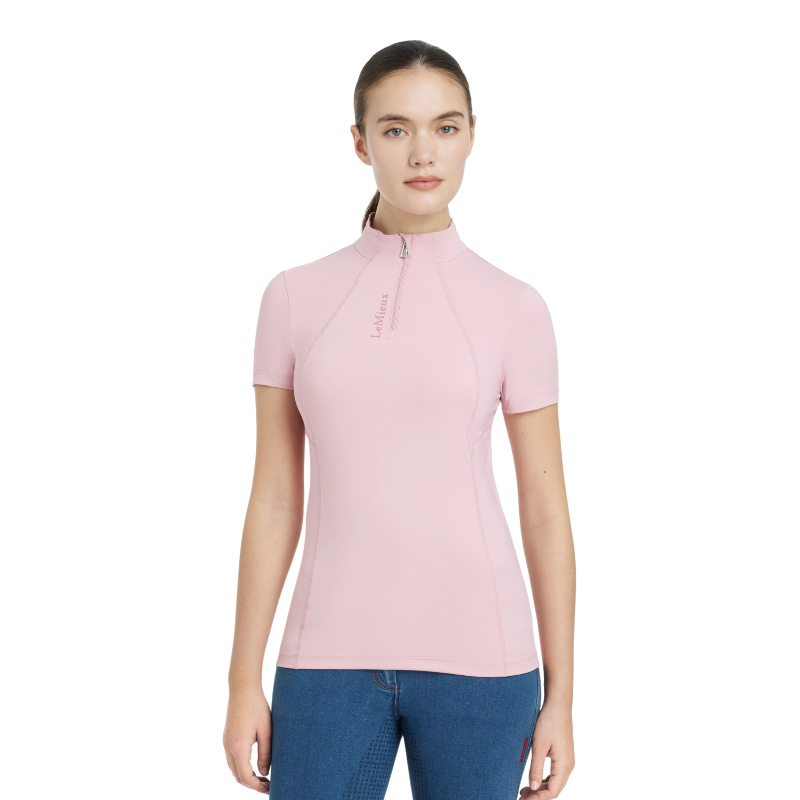 Lemieux - Korte mouwen technische T-shirt voor dames Klassiek blossom 