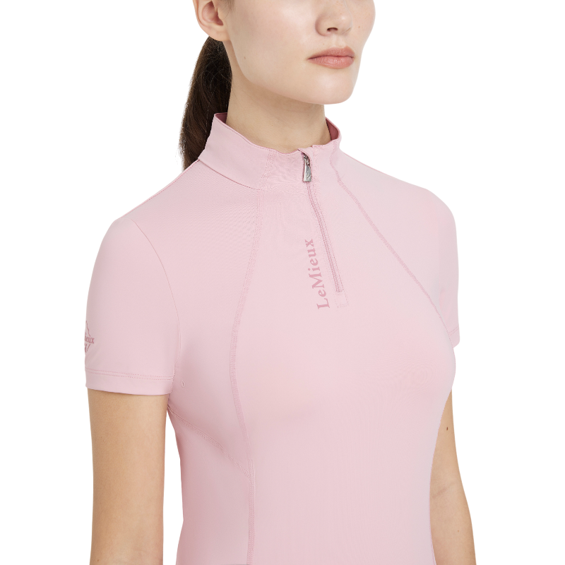 Lemieux - Korte mouwen technische T-shirt voor dames Klassiek blossom 