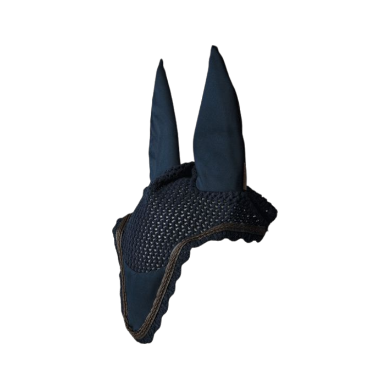 Lami-cell - Bonnet pour chevaux vintage marine